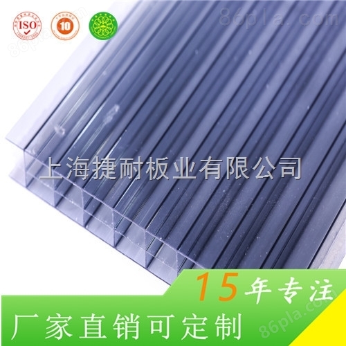 上海捷耐厂家供应十年质保中空板 现货供应 规格齐全 环保节能 PC阳光板