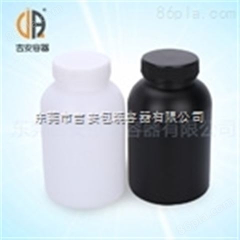 500ML大口塑料包装瓶 500G黑色化工瓶液体瓶 * 质量保证
