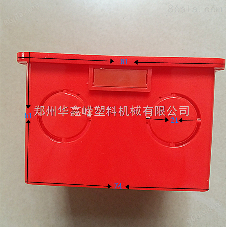供应开关插座用暗装线盒 86型通用底盒 国标阻燃底盒