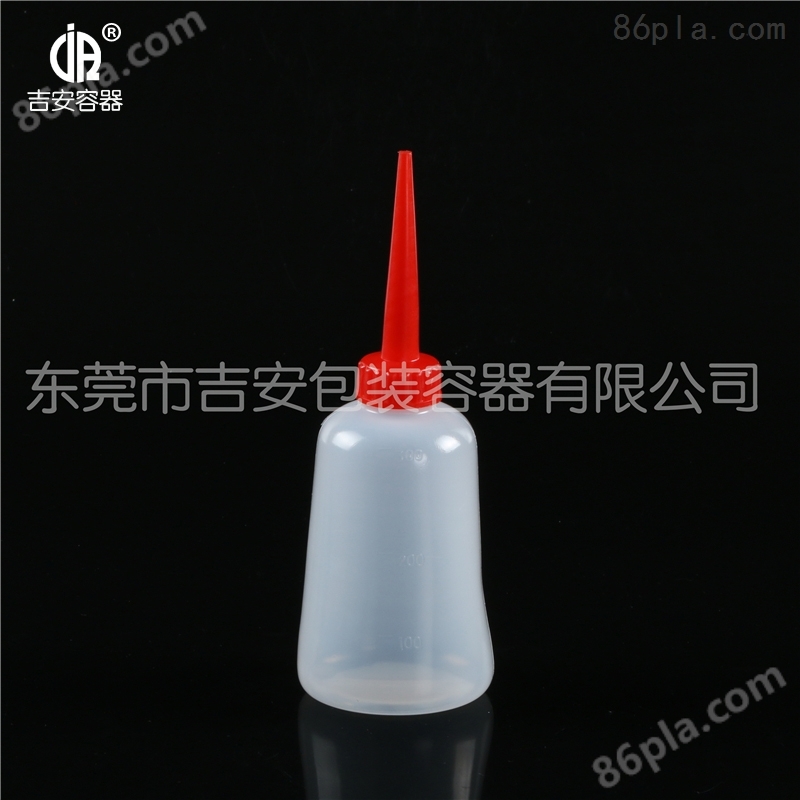 150ML、300ML塑料尖嘴油壶 红色尖嘴胶水塑料瓶