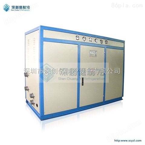*化工厂工业冷冻机25HP水冷箱式冷冻机组