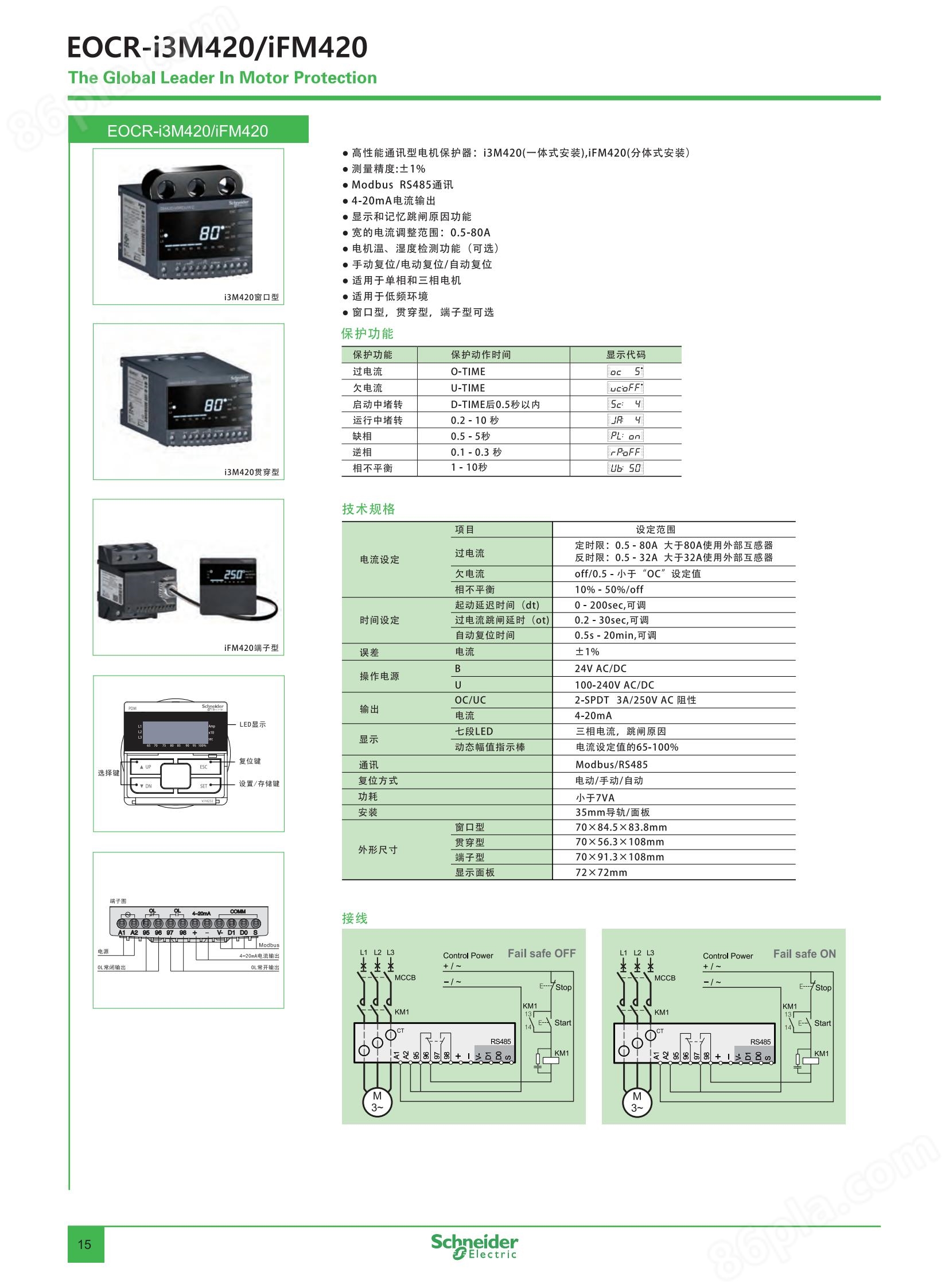 EOCRI3M420韩国施耐德通讯保护器